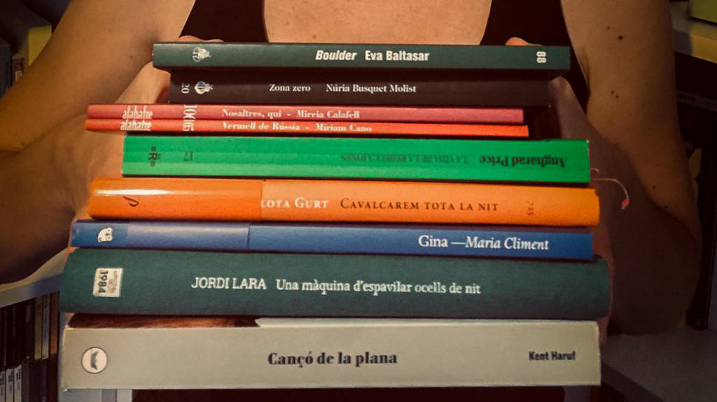 Algunos de los libros que Clara ha leído durante el confinamiento